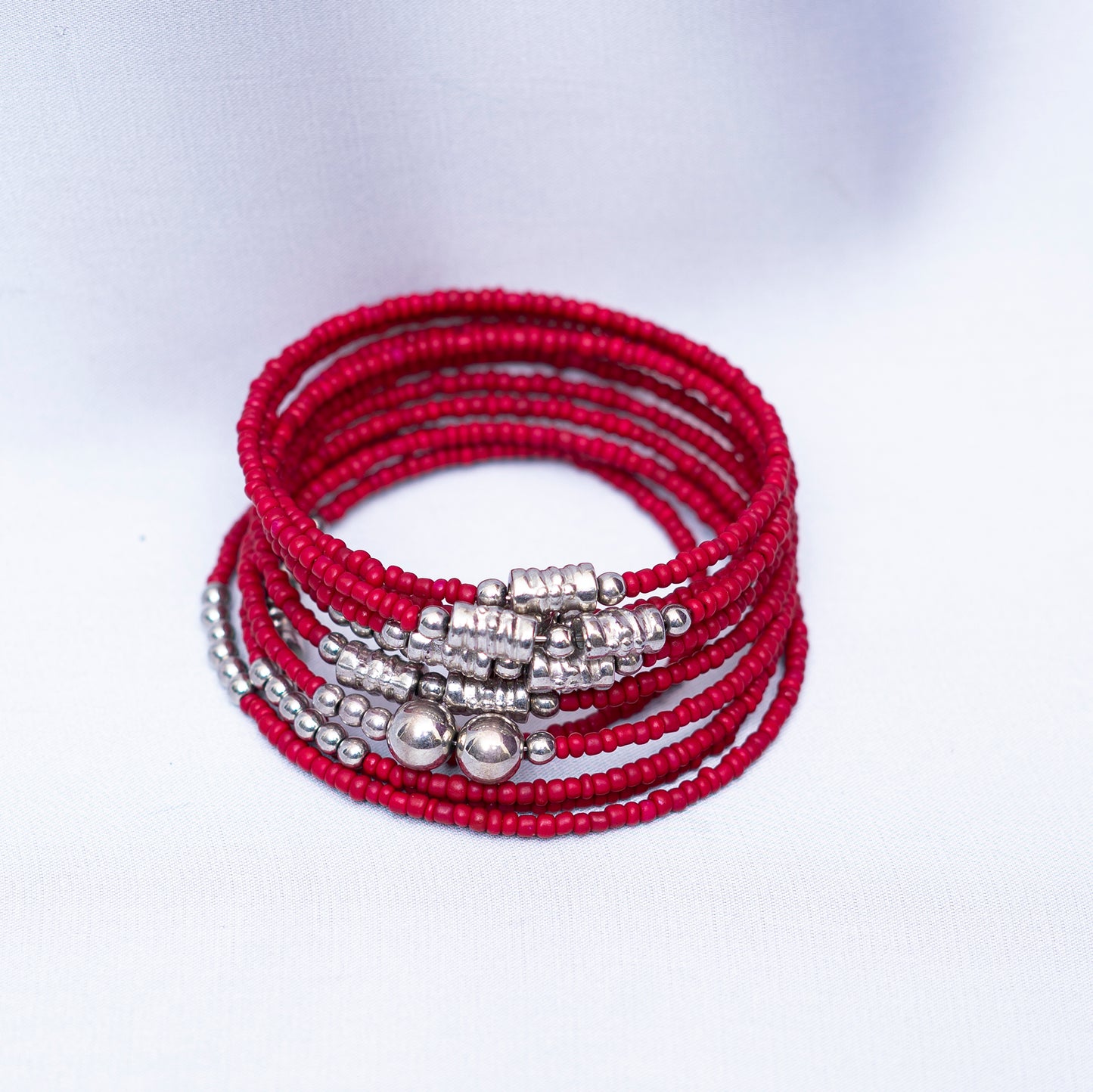 Red Pearls Bracelet