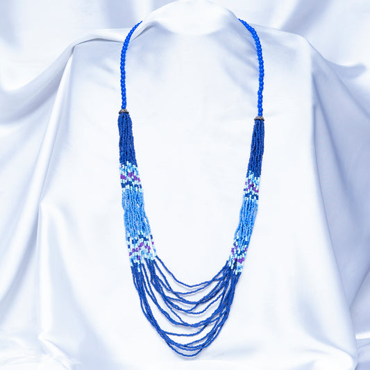 Blue Beads Maala