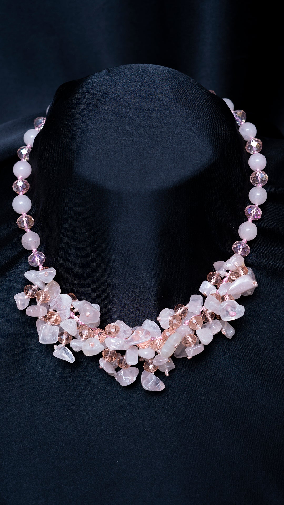 Pink Stones Maala