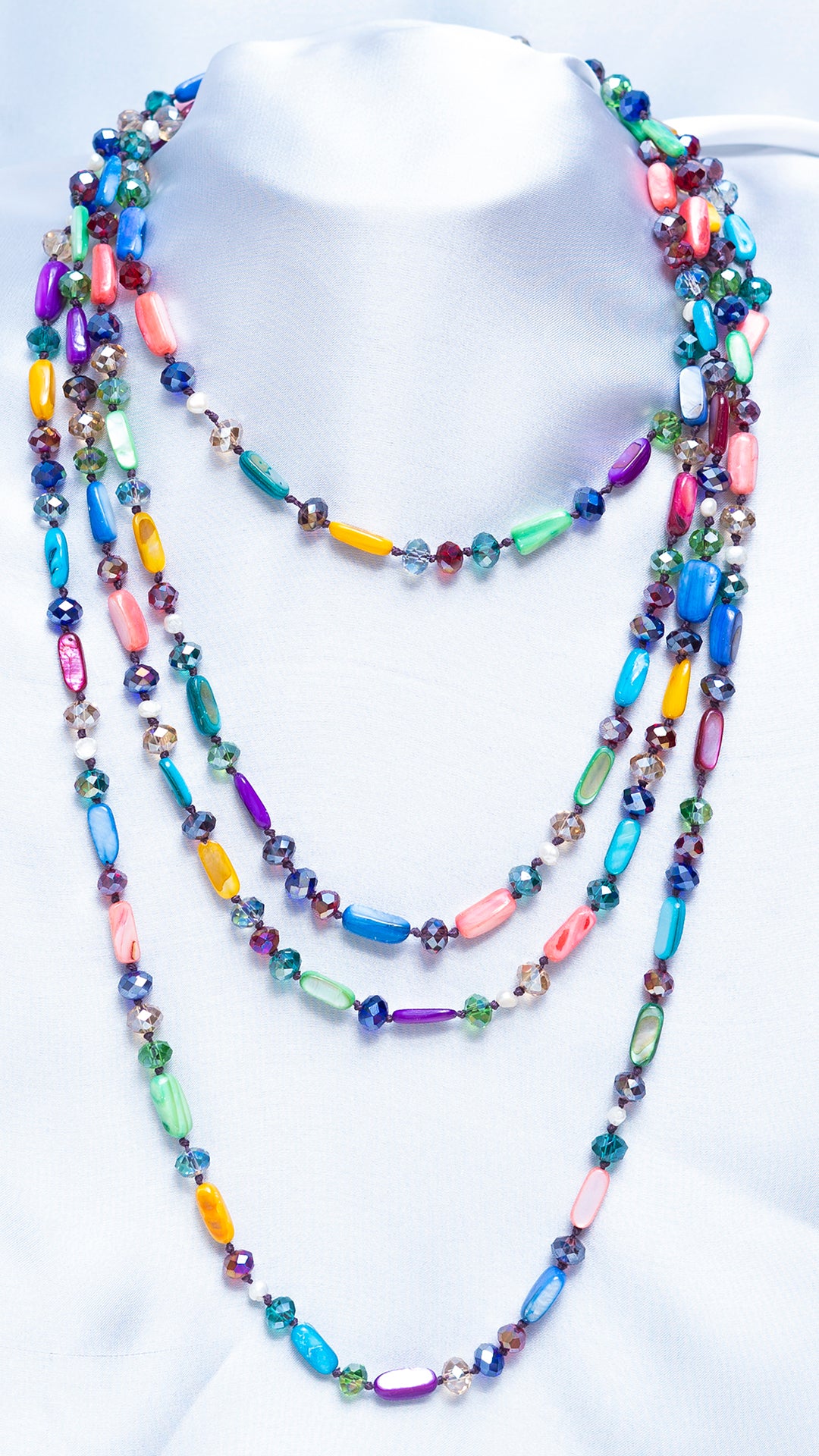 Multi Colored Stones Maala