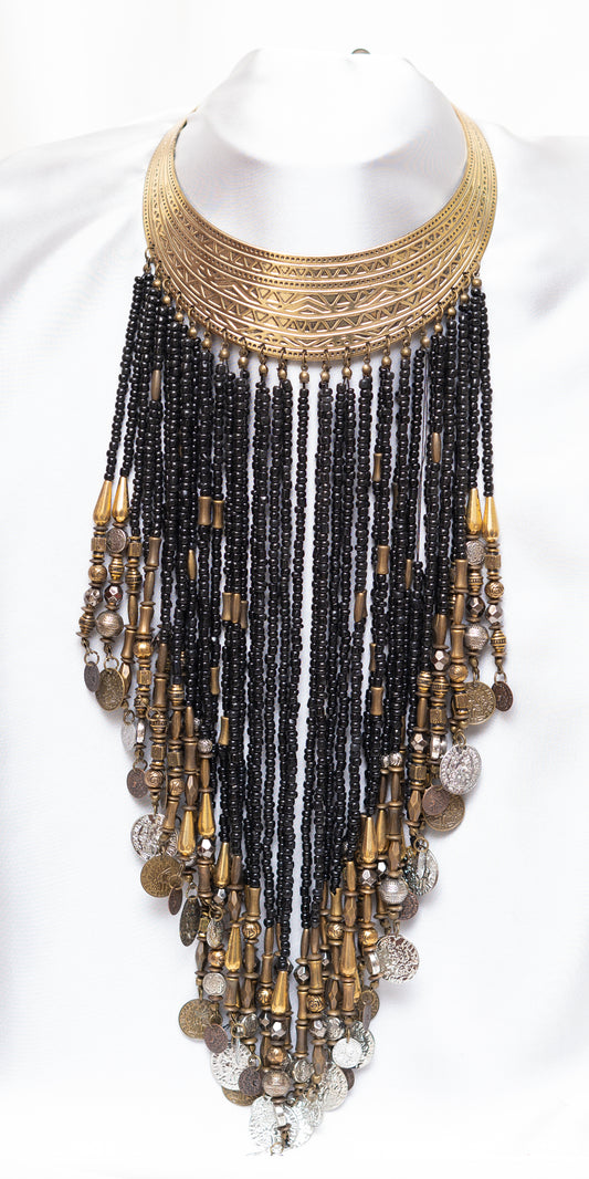 Black Beads Maala