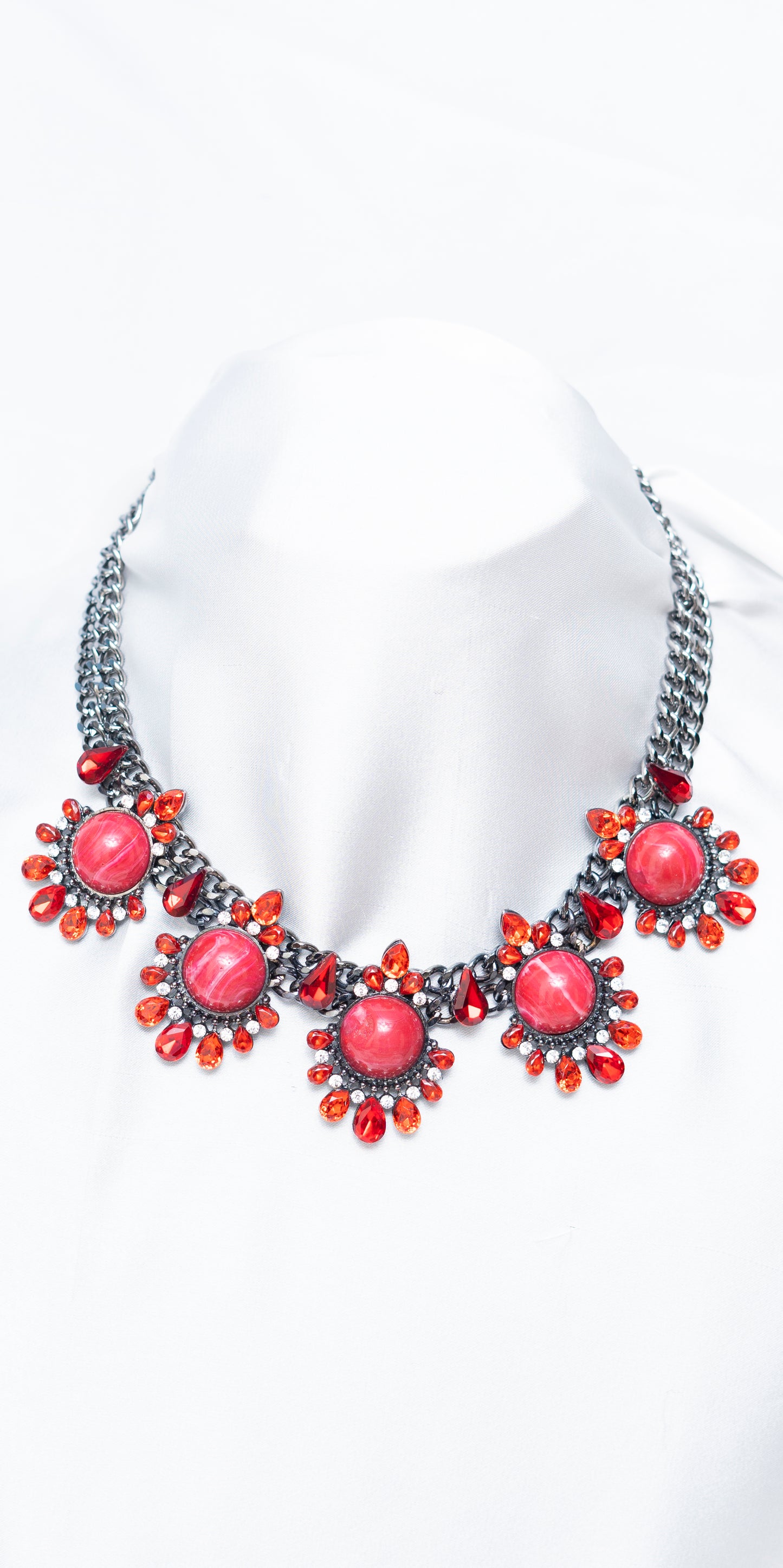 Red Stones Necklace