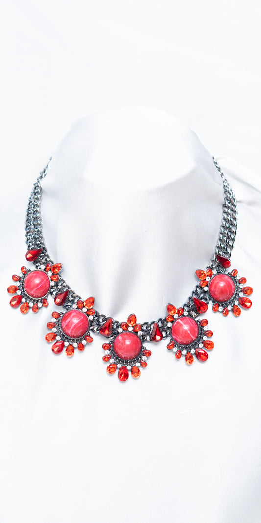 Red Stones Necklace