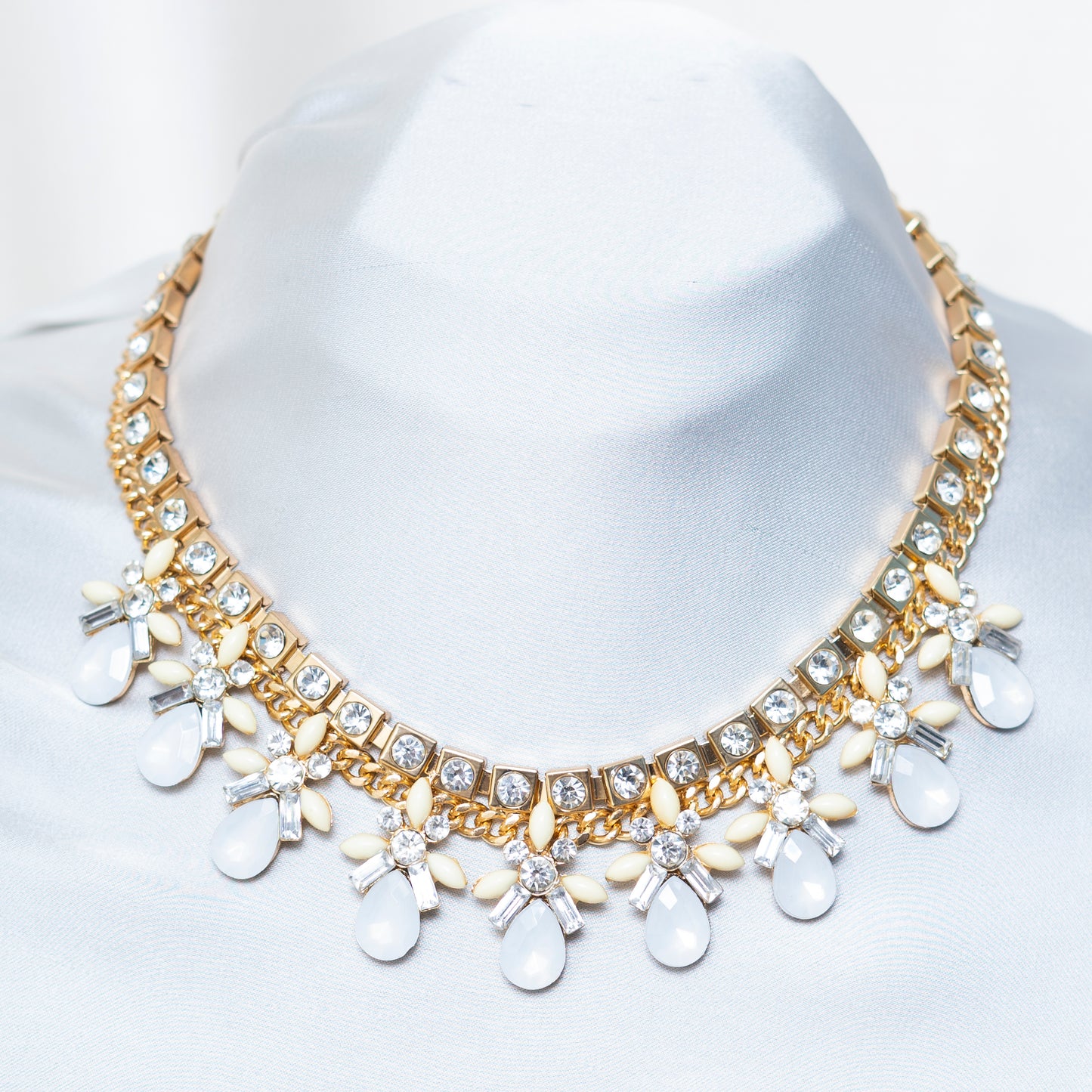 White Crystals Necklace