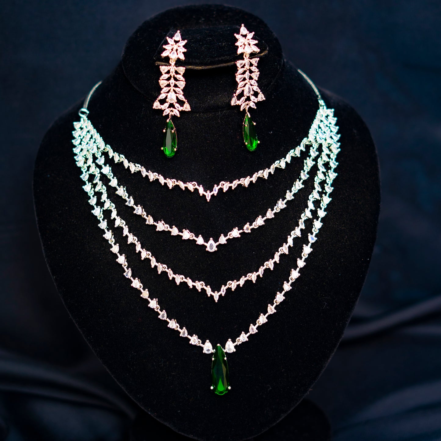 Diamond Necklace Set (1 Karat)