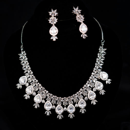 Diamond Necklace Set (1 Karat)