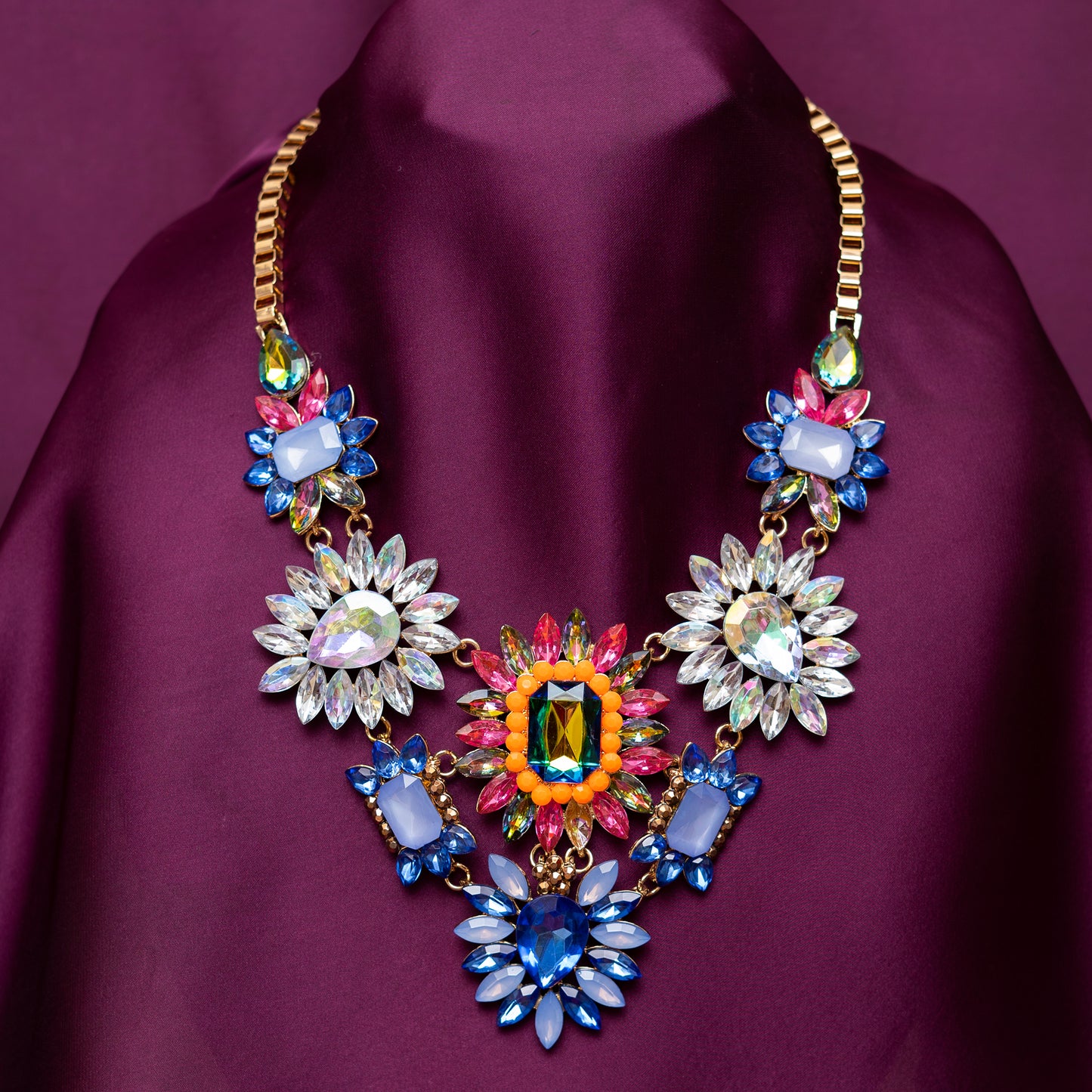 Colorful Crystals Necklace
