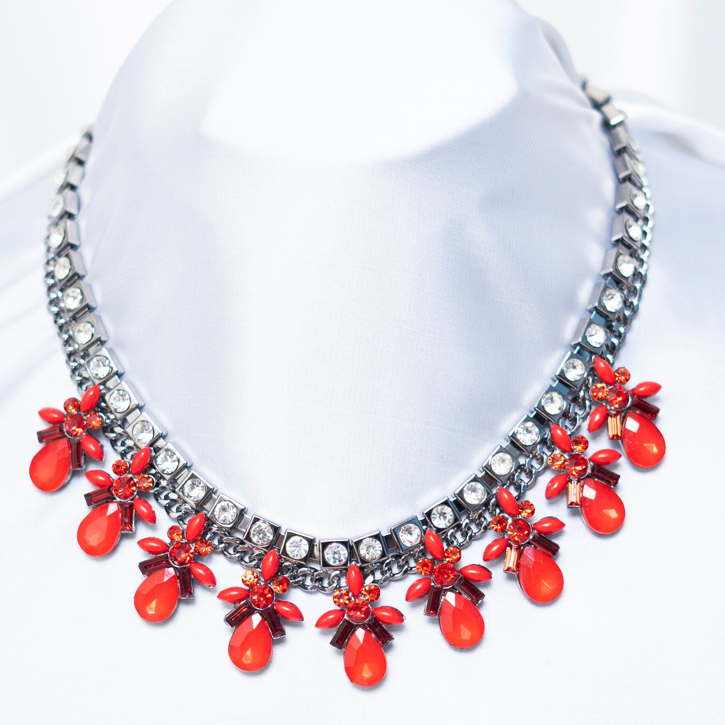 Red Crystals Necklace