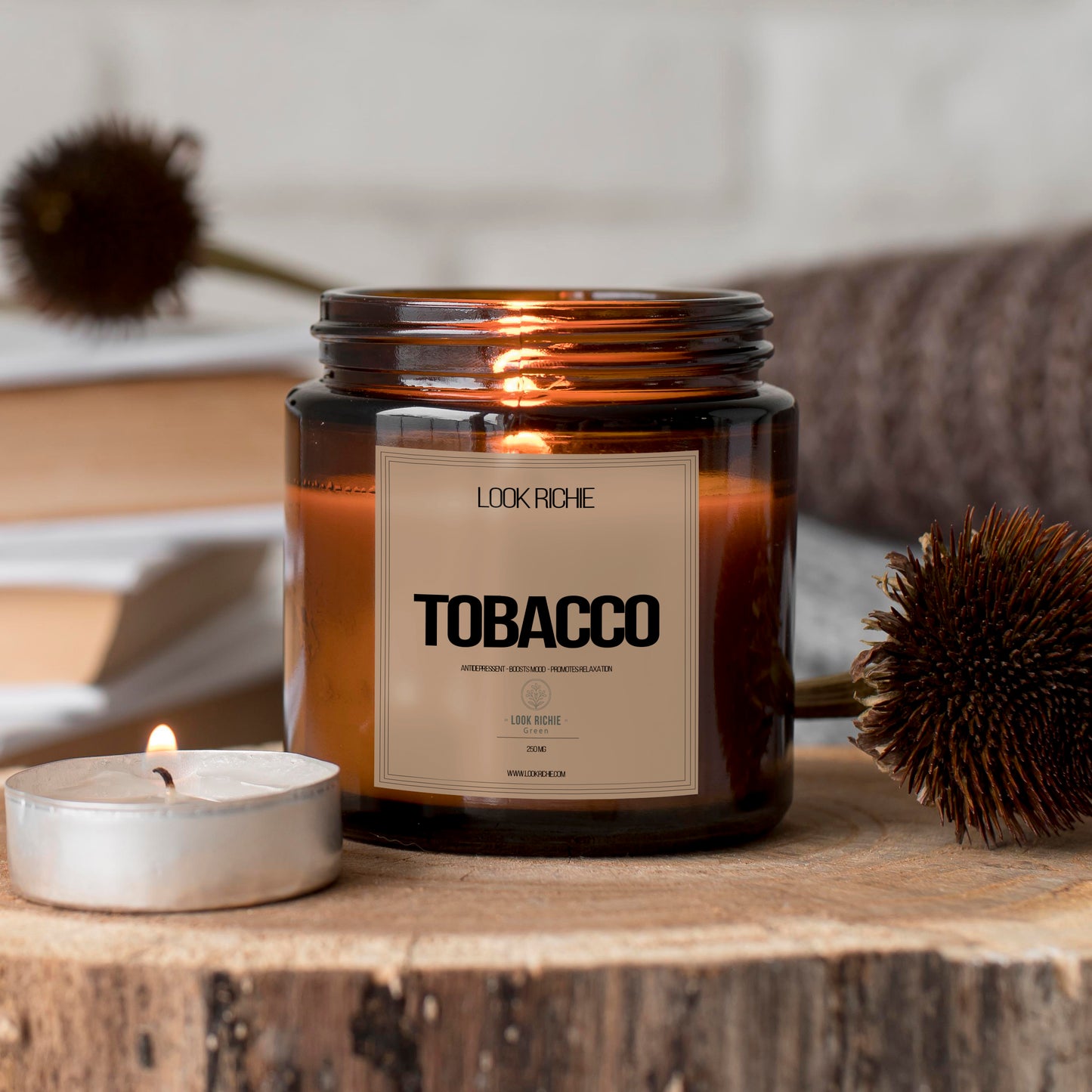 Tobacco Candle