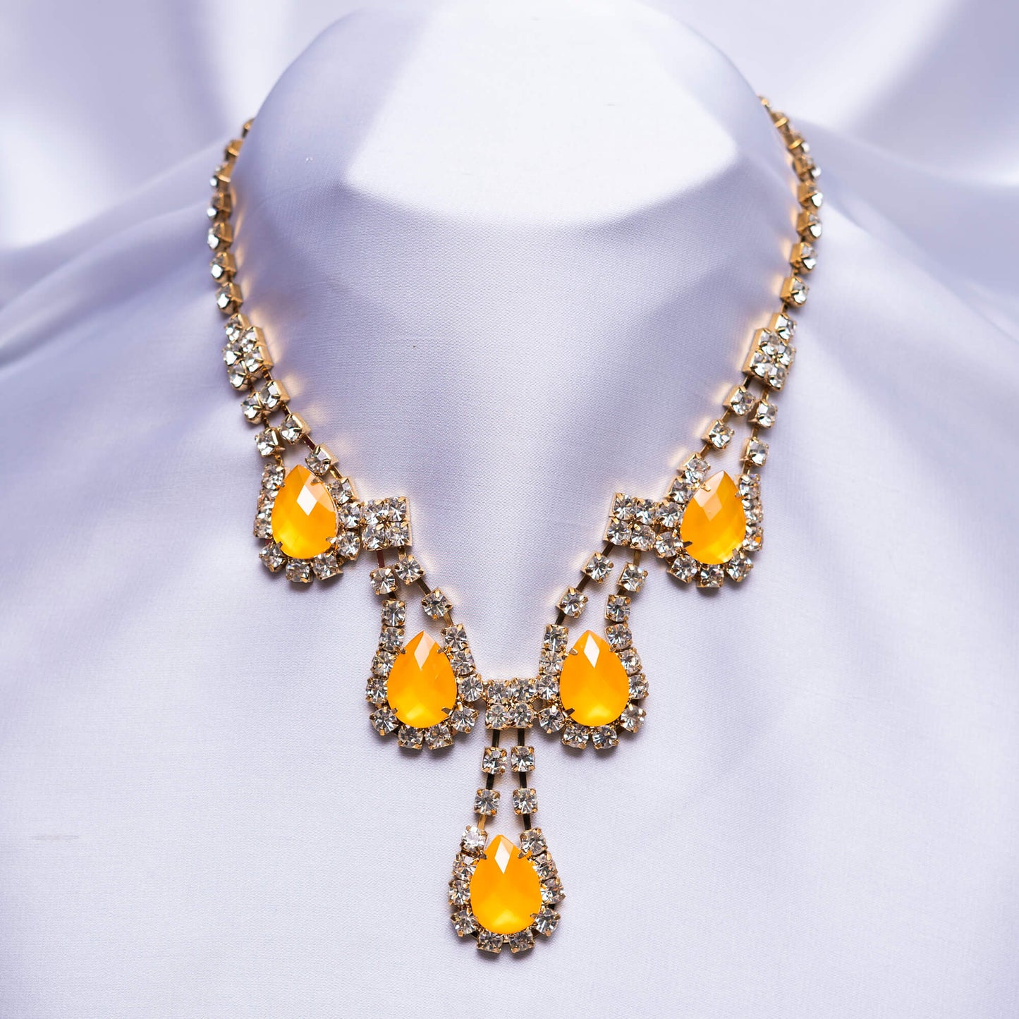 Orange Yellow Premium Necklace
