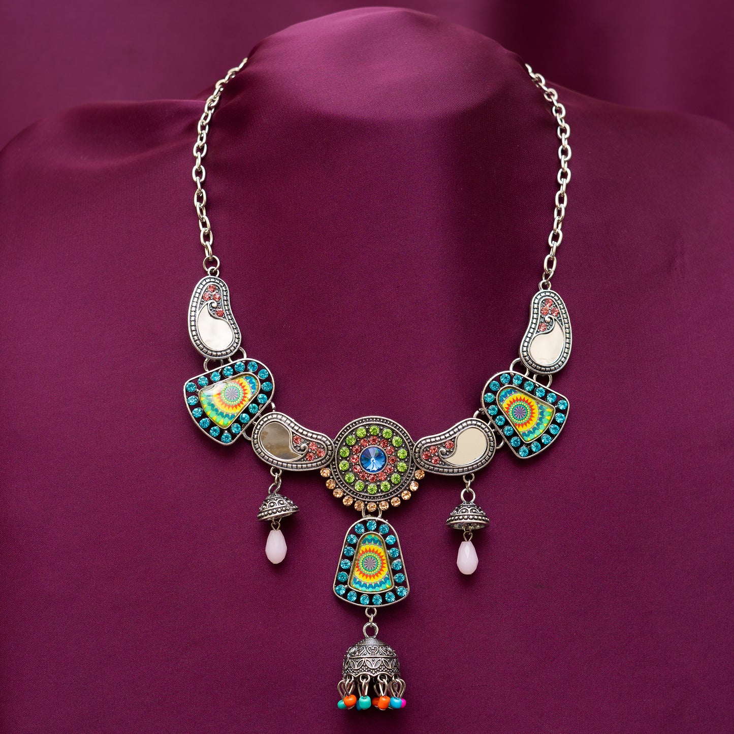 Colors of Life Necklace Set (Earrings Included)