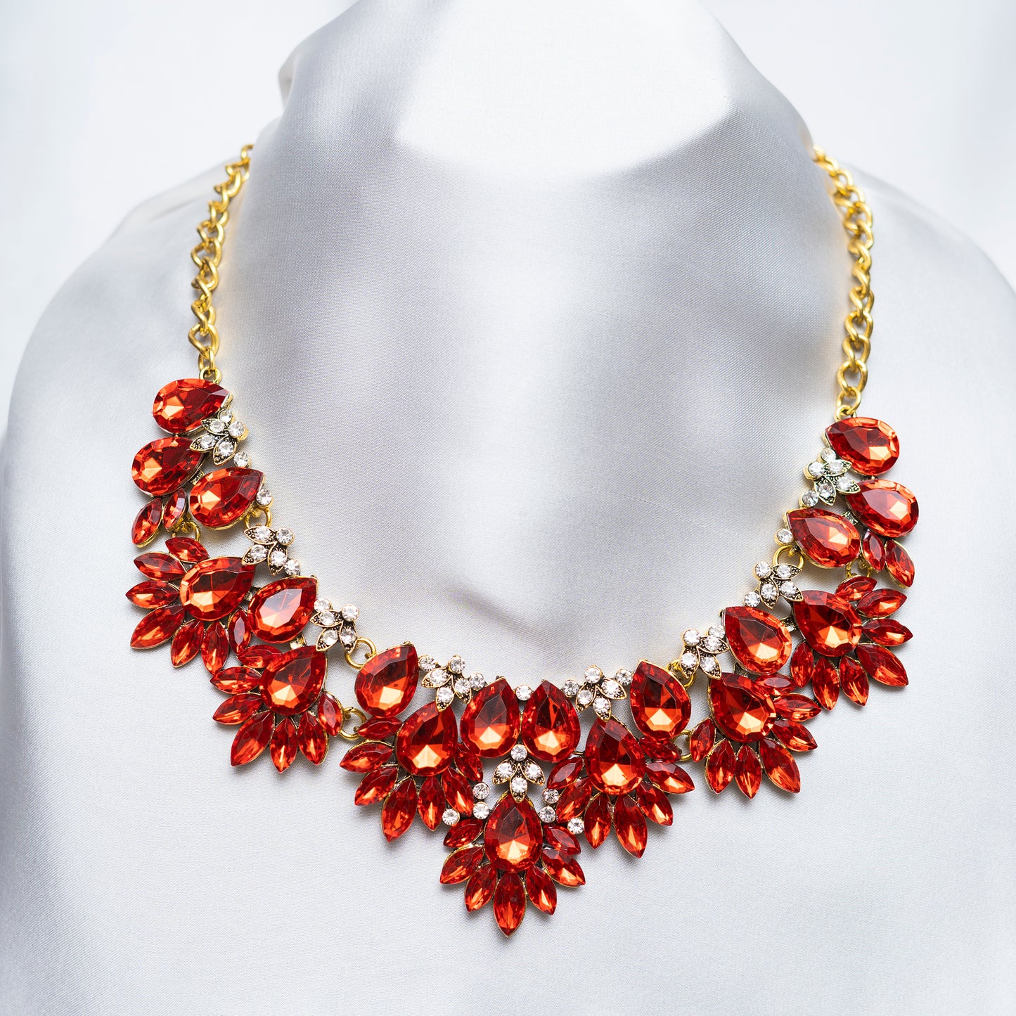 Red Crytals Necklace