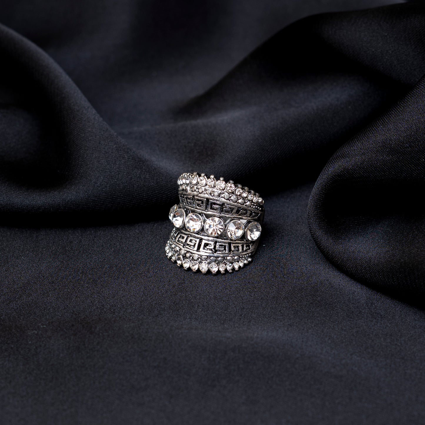 Silver N Zirconia Ring